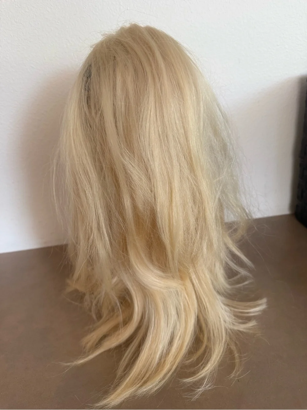 Blonde Women’s Real Hair Wig - Natural Light Blonde